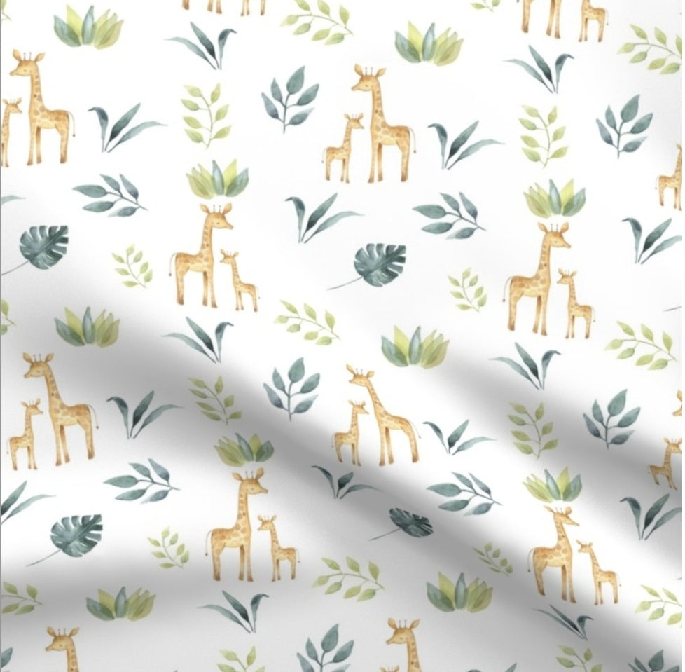 Crib Sheet - Baby Giraffes - DBC Baby Bedding Co 