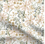 New Release Girl Crib Bedding- Peach Wildflowers Baby Bedding Collection - DBC Baby Bedding Co 