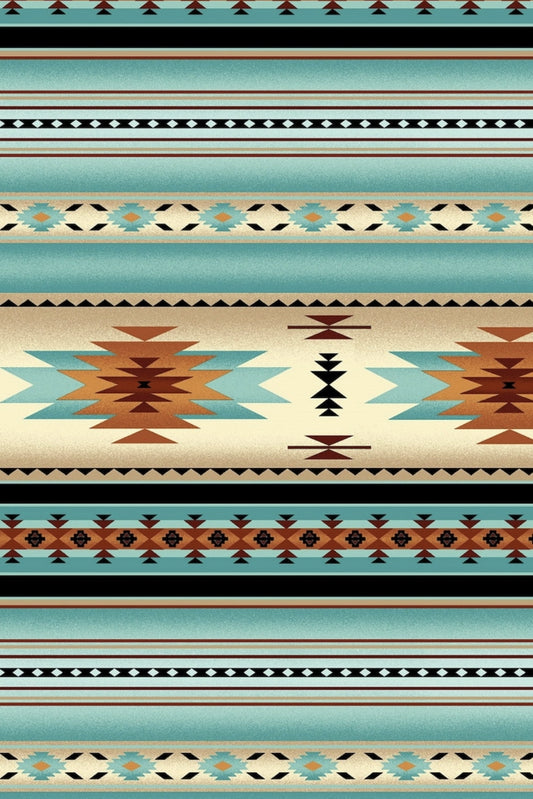 Standard Pillowcase - Mint Aztec - DBC Baby Bedding Co 