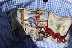 Tote Bag - Vintage Cowpoke Western Bag - DBC Baby Bedding Co 