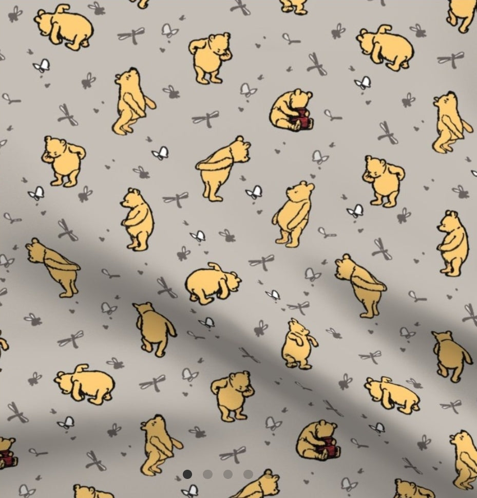 Neutral Crib Bedding- 100 Acre Wood and Winnie Pooh Baby Bedding Collection - DBC Baby Bedding Co 