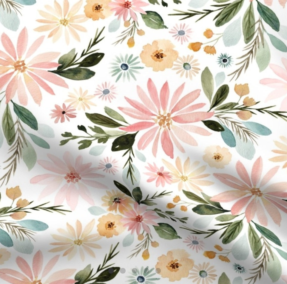 Daisy Garden Floral Baby Crib Bedding