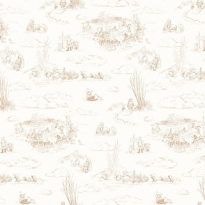 Classic Winnie Pooh Honey Toile Baby Crib Bedding