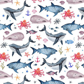 New Release Boy Crib Bedding- Under the Sea and Coral Reef Baby Bedding Collection - DBC Baby Bedding Co 