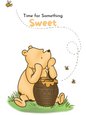 New Release Standard Blanket - Winnie the Pooh Time for Something Sweet Baby Blanket