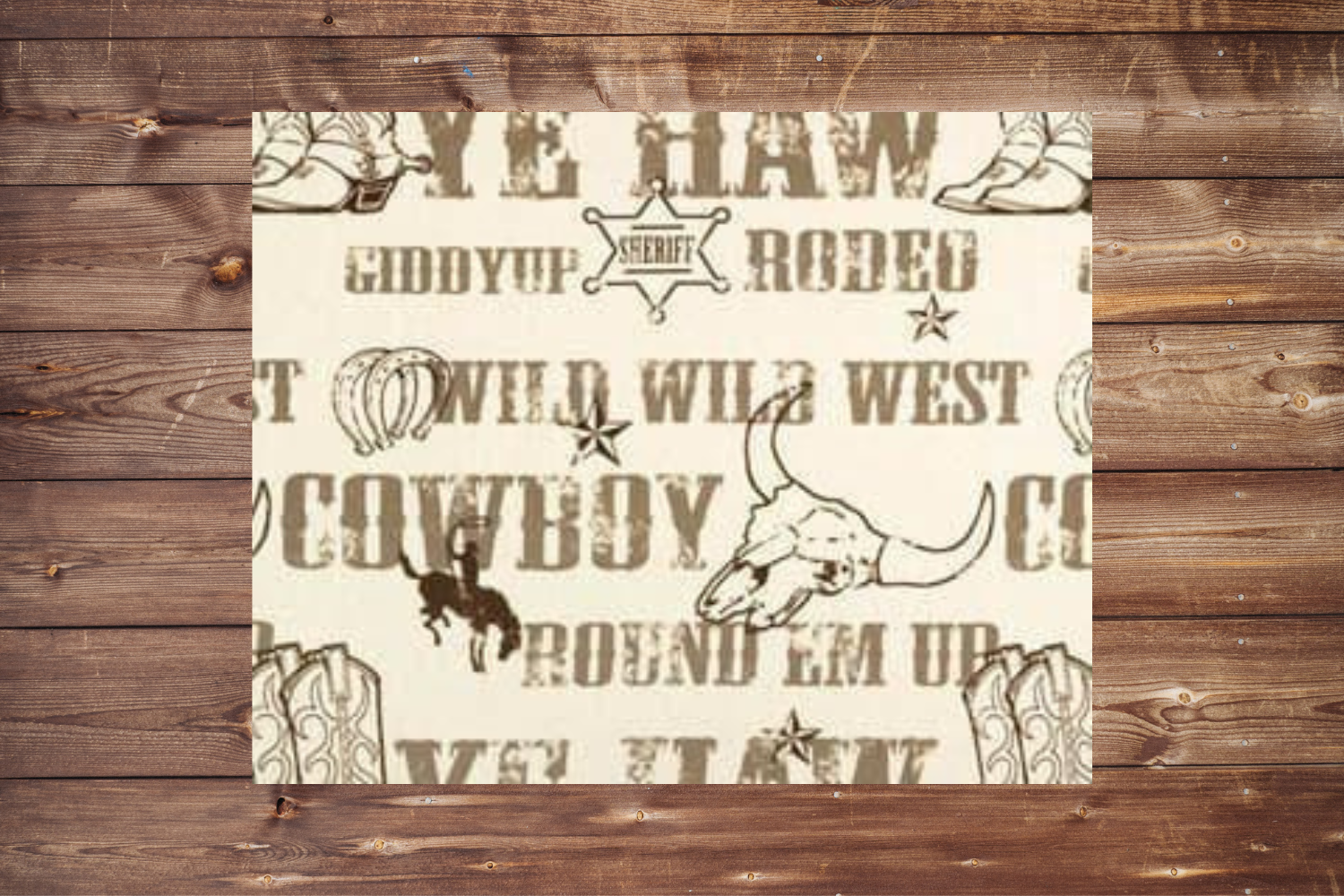 Nursing Pillow Cover - Wild West Cowboy and Minky Western Cover - DBC Baby Bedding Co 
