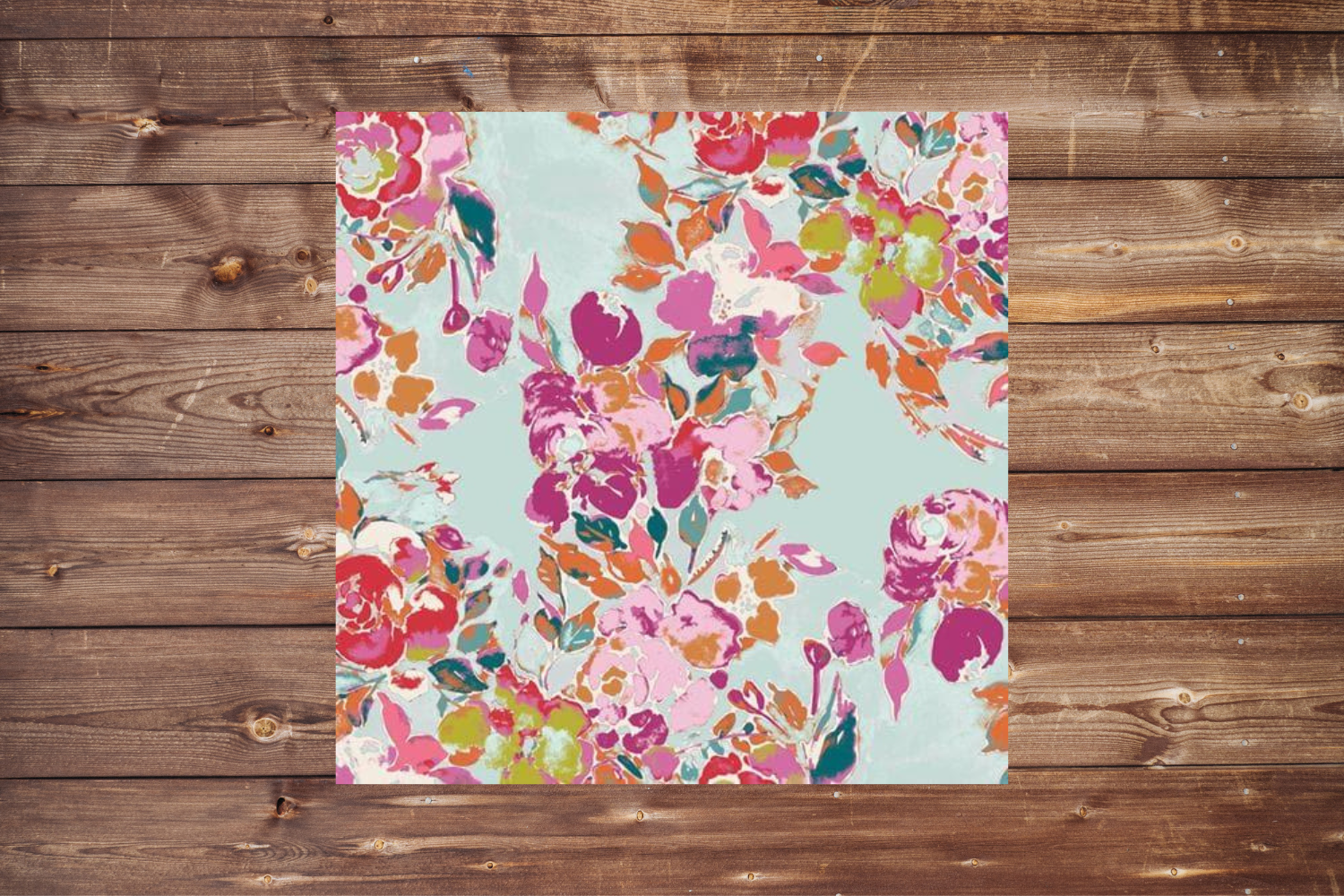 Nursing Pillow Cover - Summer Floral and Minky Cover - DBC Baby Bedding Co 