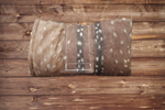 On the Go Changing Pad - Woodland Deer Skin Cotton - DBC Baby Bedding Co 