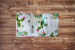 On the Go Changing Pad- Watercolor Cactus Western and Minky Interior - DBC Baby Bedding Co 