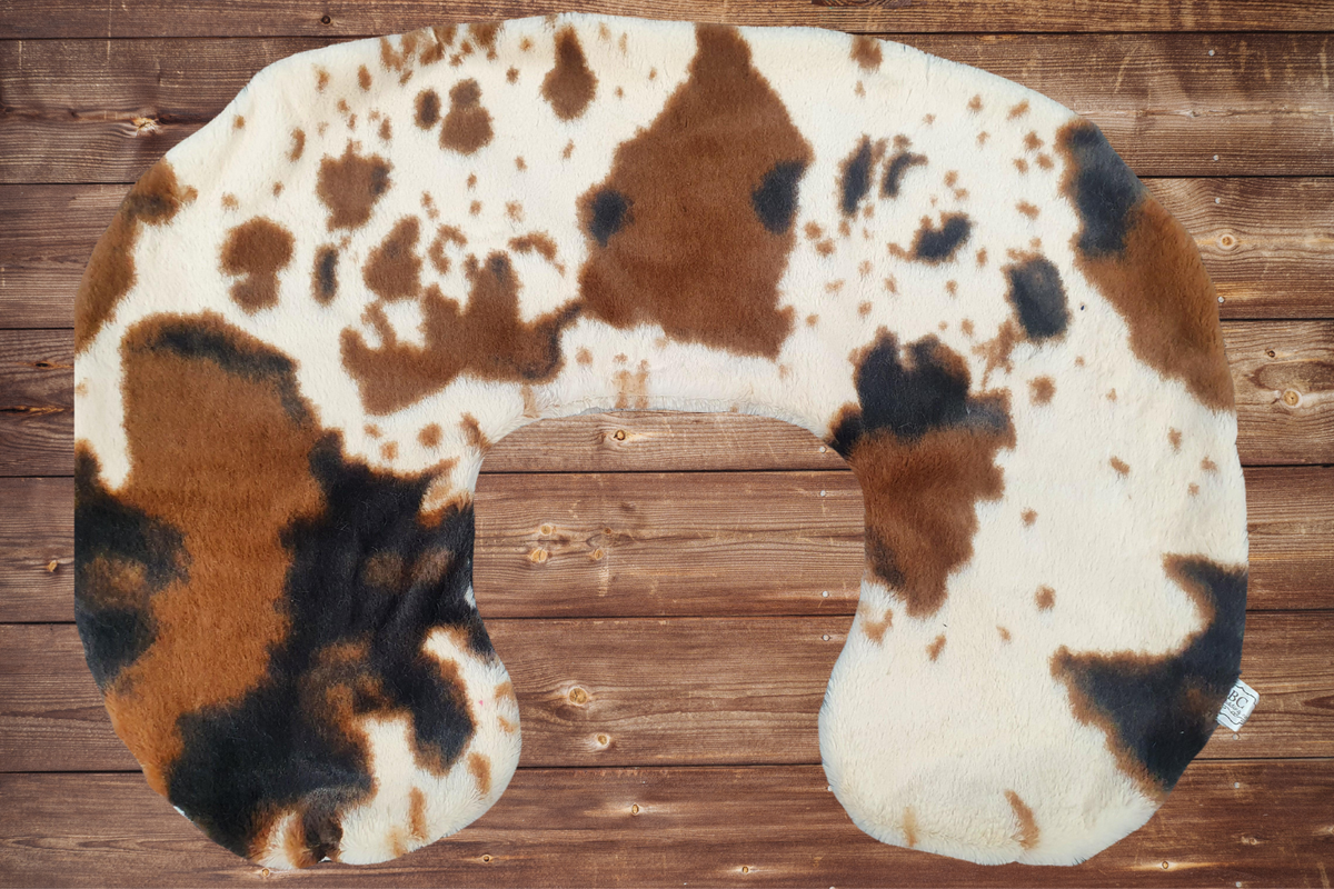 Nursing Pillow Cover - Cow Minky and Minky Western Cover - DBC Baby Bedding Co 
