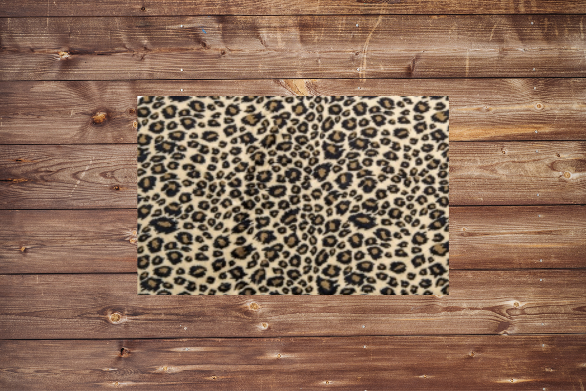 On the Go Changing Pad- Cheetah Minky Woodland and Minky Interior - DBC Baby Bedding Co 