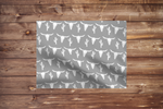 On the Go Changing Pad- Gray Steer and Gray Minky Interior - DBC Baby Bedding Co 