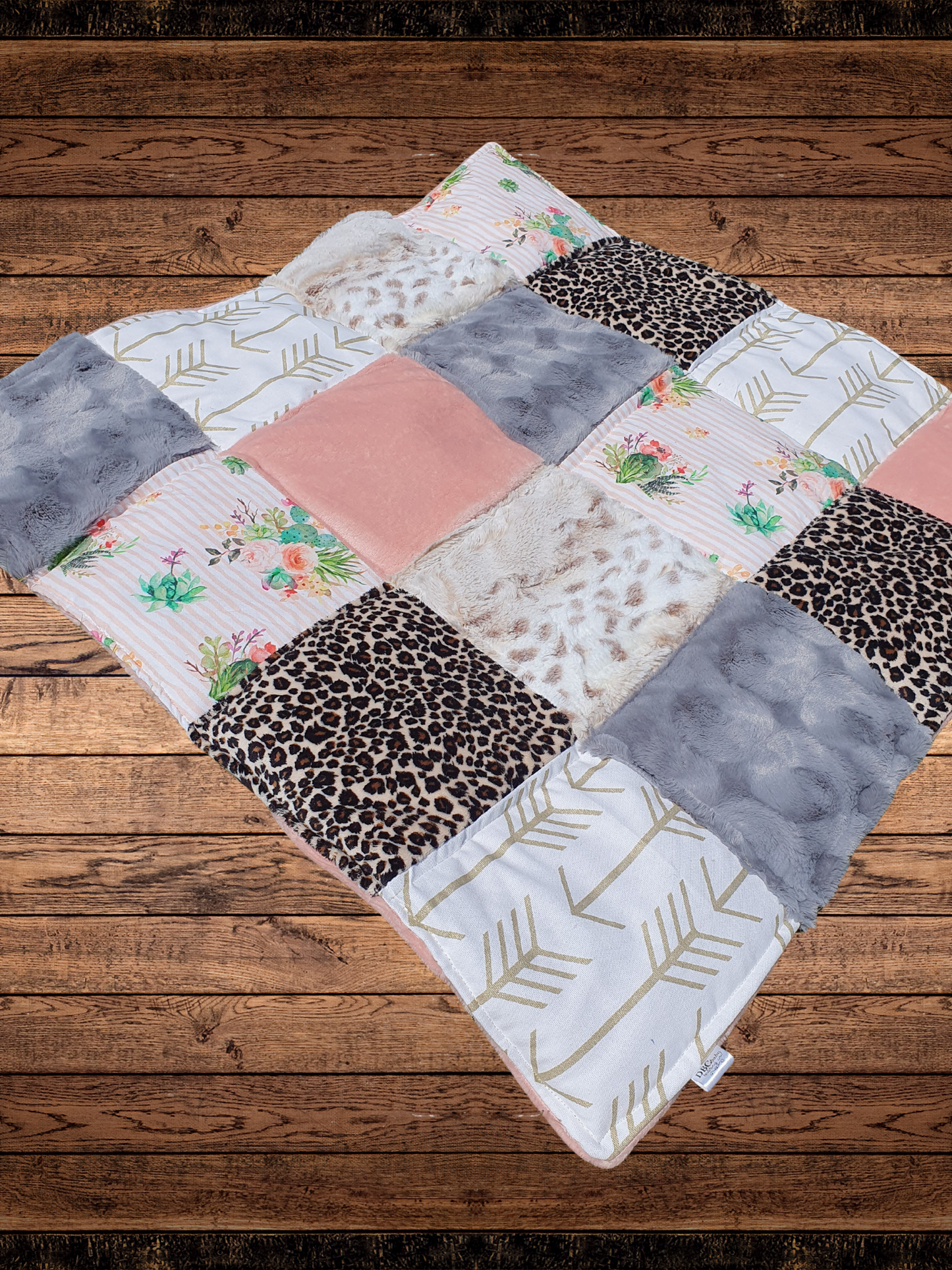 Playmat - Cactus and Cheetah Minky