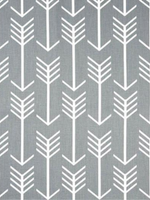 Fitted Sheet - Gray Arrow : All Bed Sizes - DBC Baby Bedding Co 