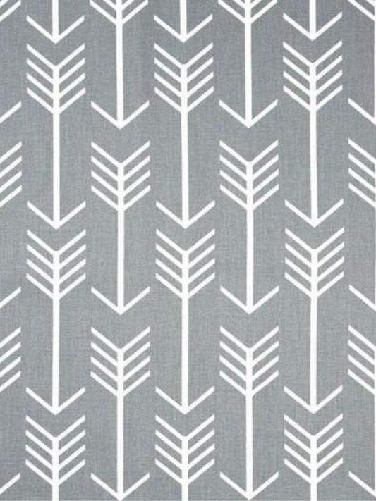 Fitted Sheet - Gray Arrow : All Bed Sizes - DBC Baby Bedding Co 