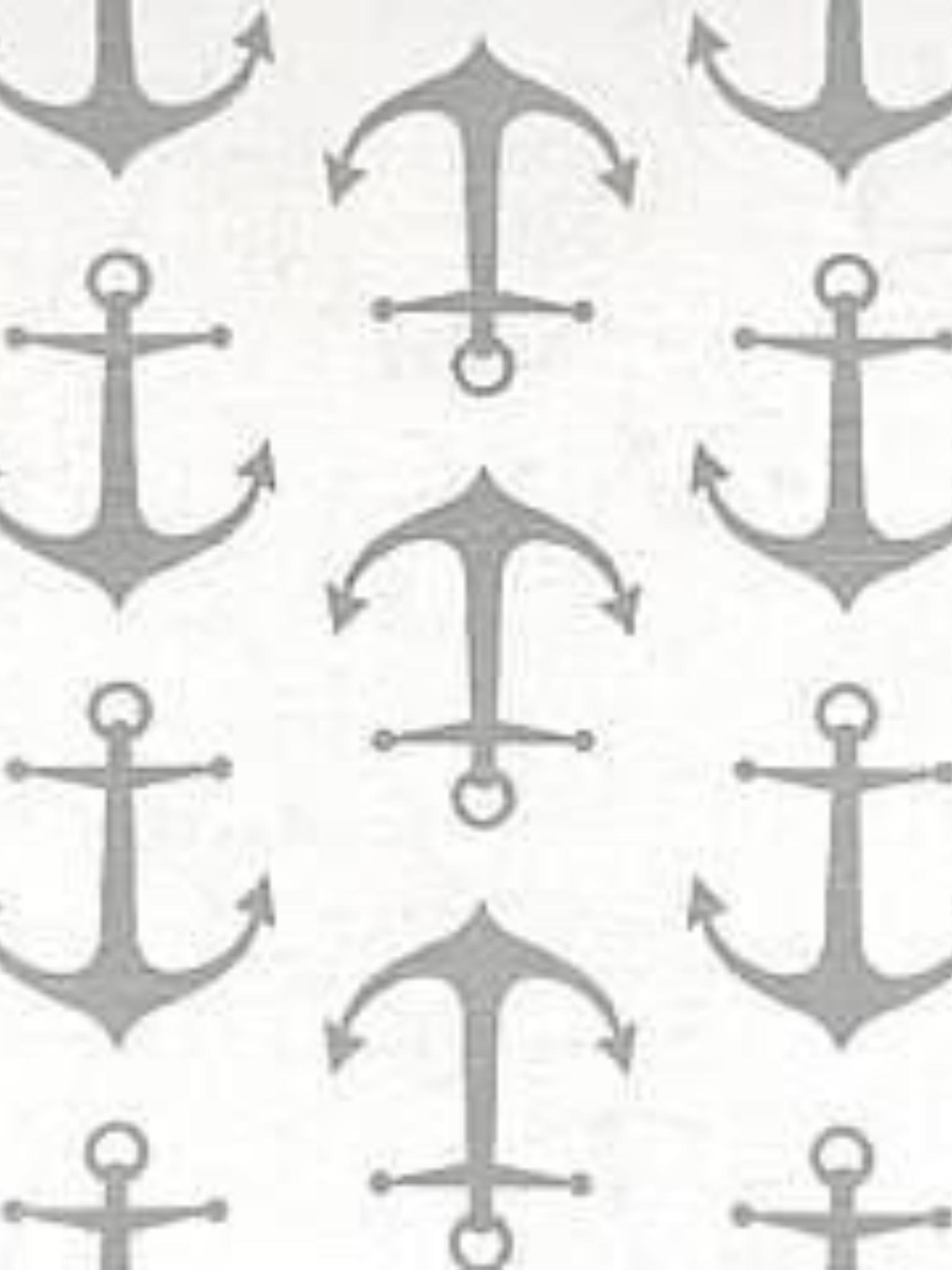 Curtain Panels or Valance - Gray Anchors Nautical - DBC Baby Bedding Co 