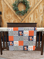 Custom Boy Crib Bedding- Fox Woodland Baby Bedding Collection - DBC Baby Bedding Co 