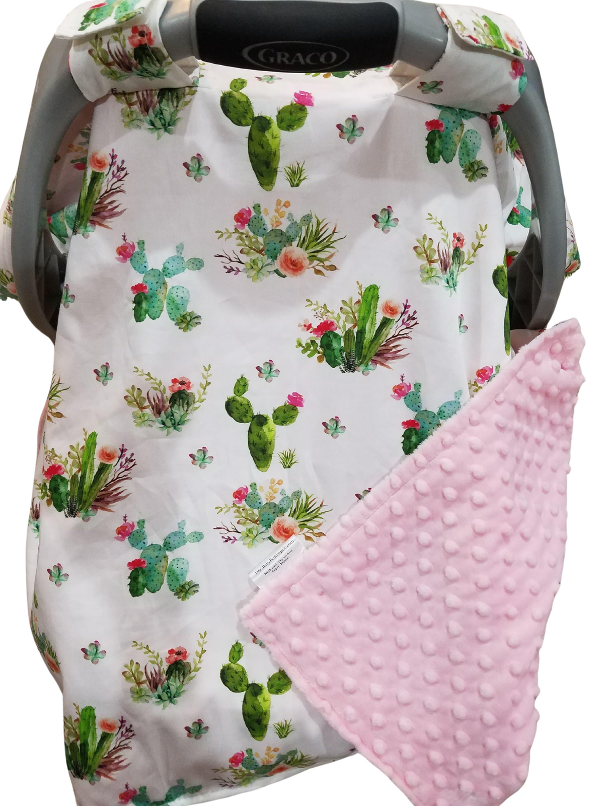 Carseat Tent - Floral Cactus Western Tent - DBC Baby Bedding Co 