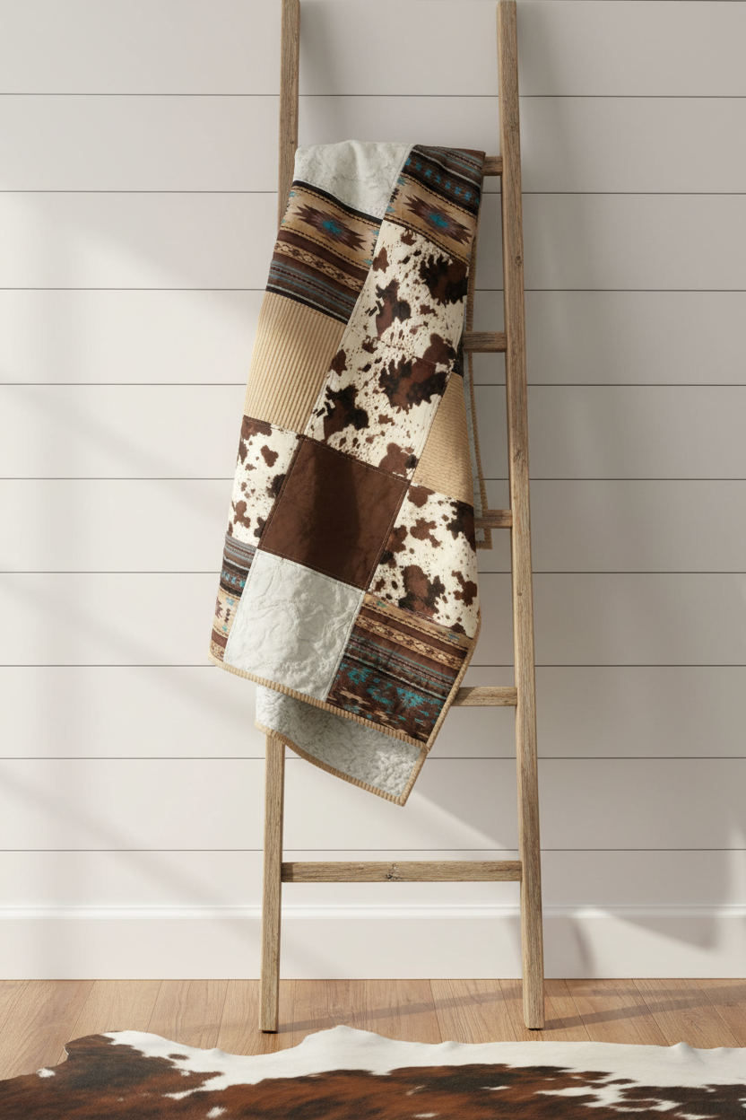 Baby Quilt - 4 Wide x 5 Tall on Ladder