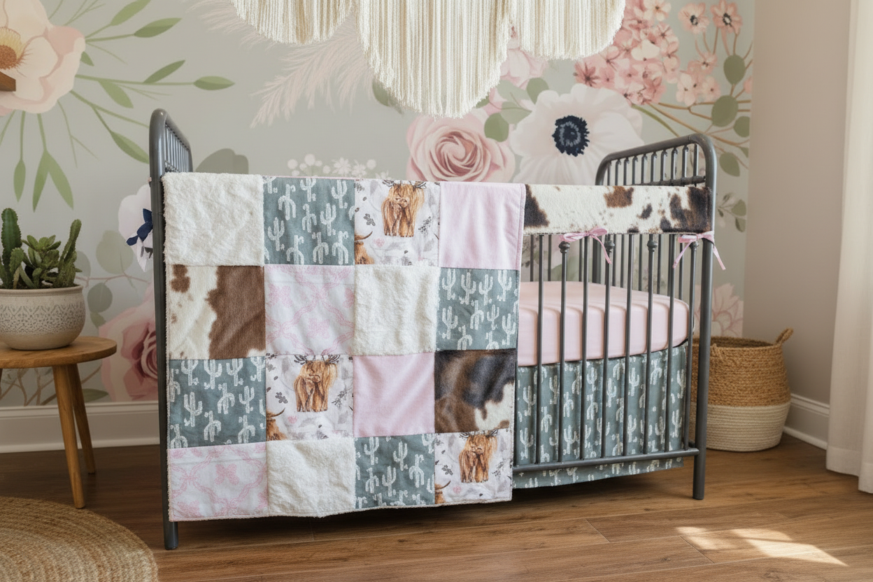 Boho Western Crib Close-Up