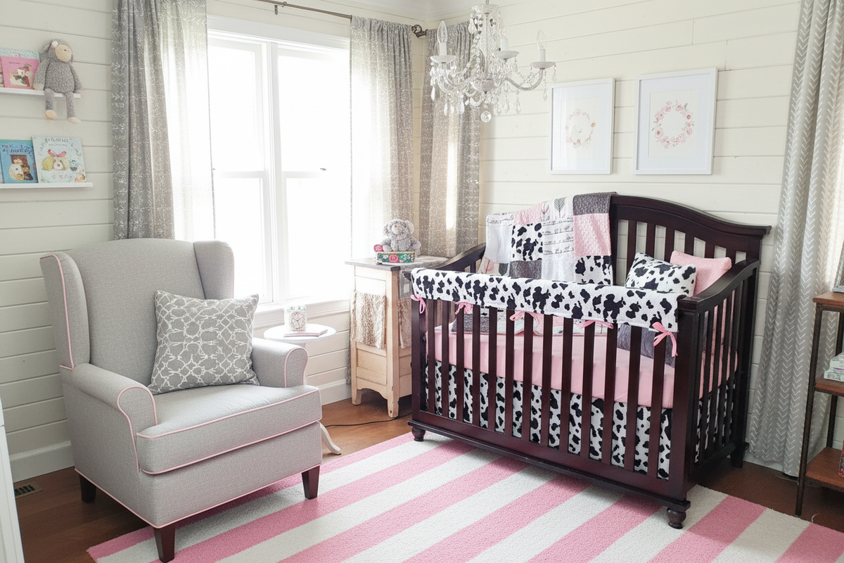 Cow Arrow Bedding Nursery