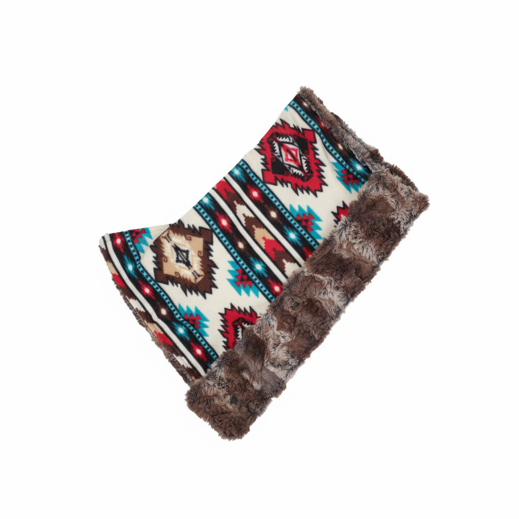 Cream Aztec Wild Rabbit - White Background