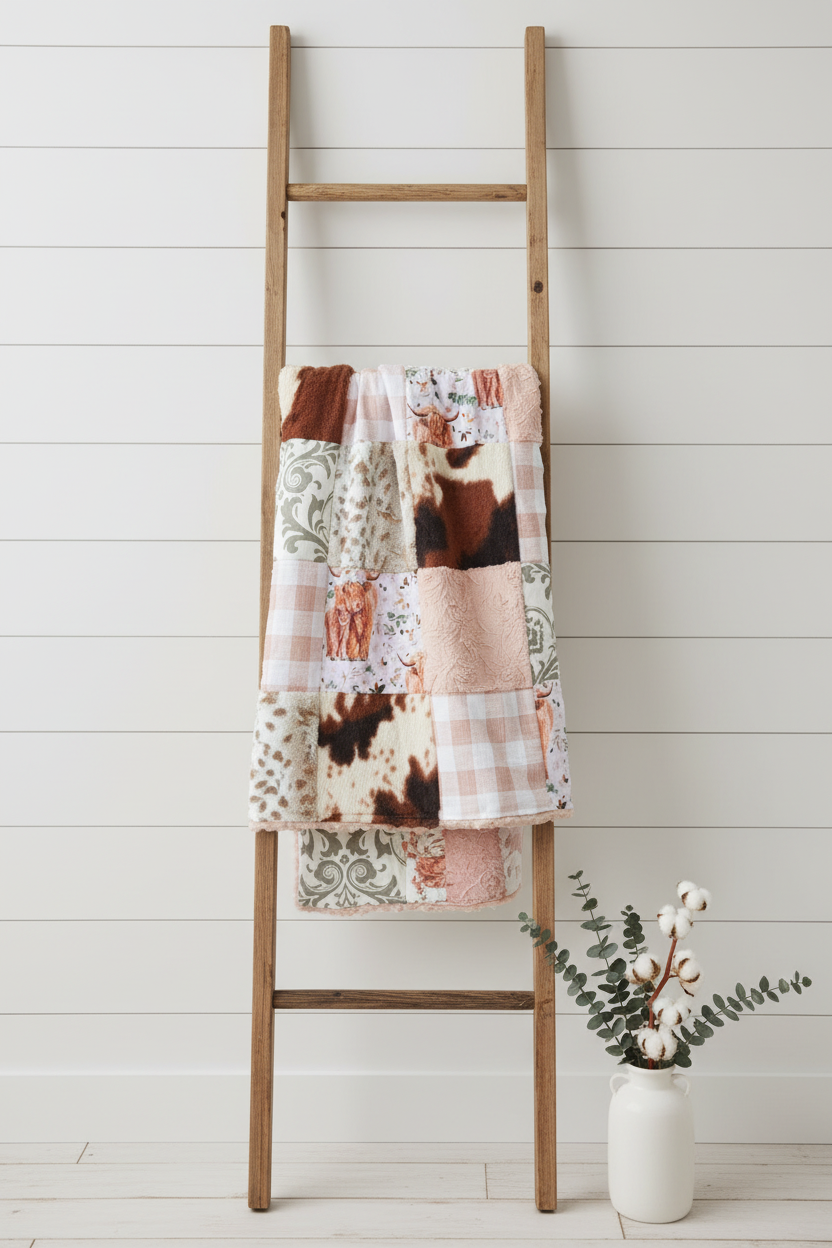 Farm Blanket on Ladder
