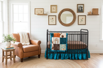 Headdress and Floral Western Girl Nursery - Alternative Wall Décor
