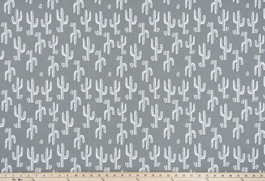 Twin, Full, Queen, or King Comforter - Gray Cactus - DBC Baby Bedding Co 