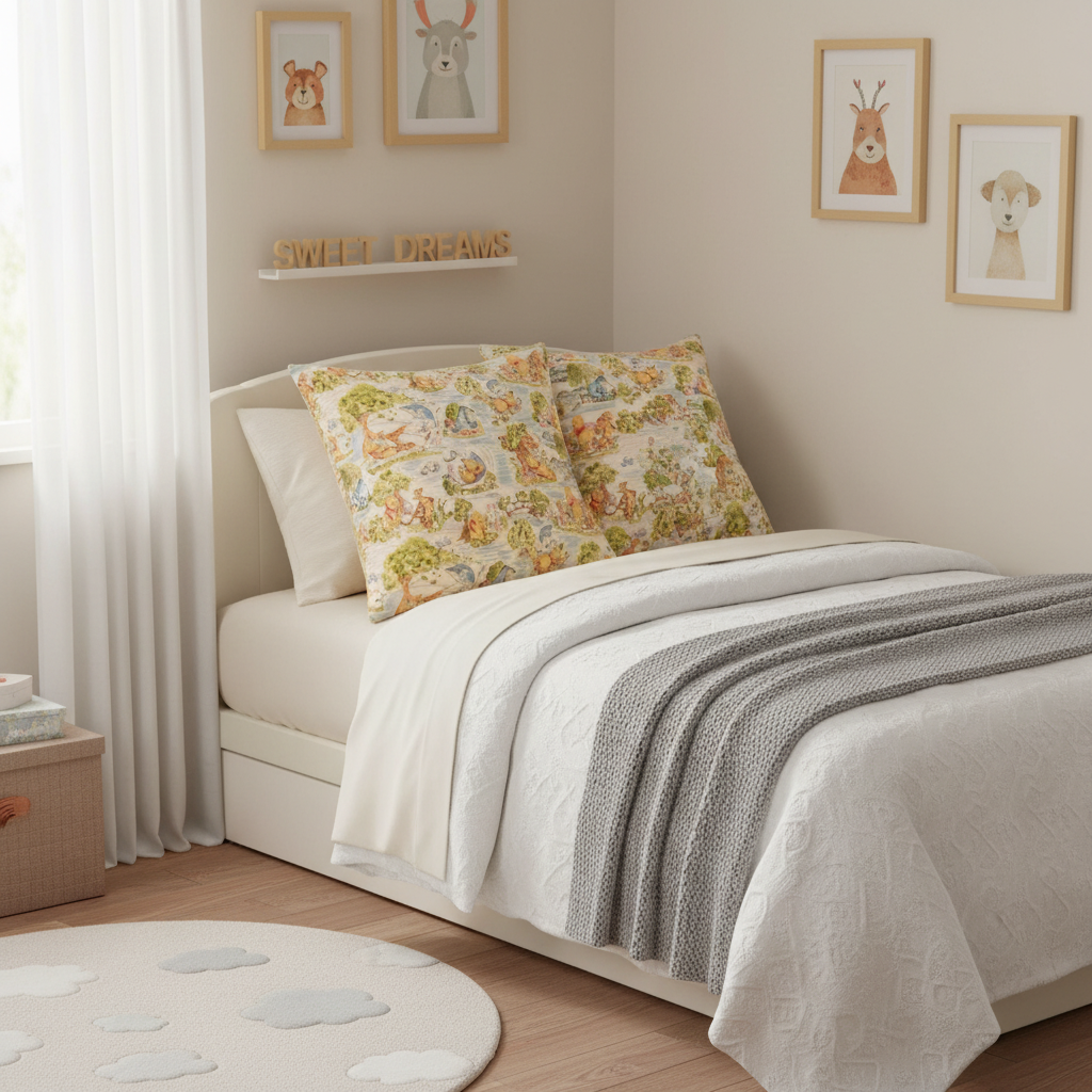 Classic Pooh Standard Pillowcase - DBC Baby Bedding Co 