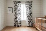 Black White Cow Print Curtains - Panels & Valances - DBC Baby Bedding Co 