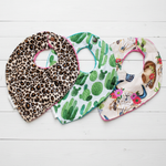 Boots Hat, Cheetah, Cactus Western Bibs - DBC Baby Bedding Co 