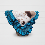 Brown Sugar Cow Minky and Mallard Galaxy Western Lovey - DBC Baby Bedding Co 