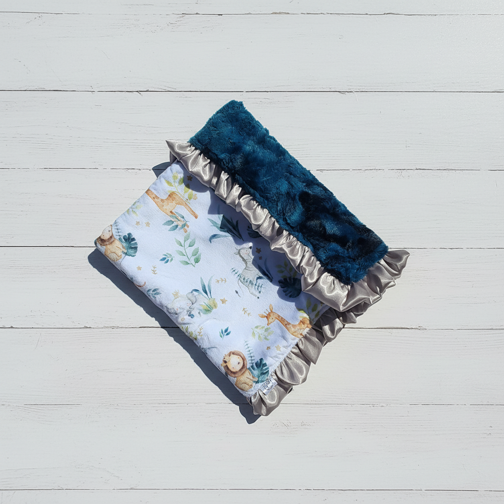 Safari and Mallard Galaxy Zoo Lovey - DBC Baby Bedding Co 