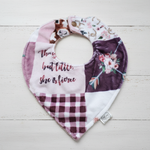 Cowgirl Western Bib - DBC Baby Bedding Co 