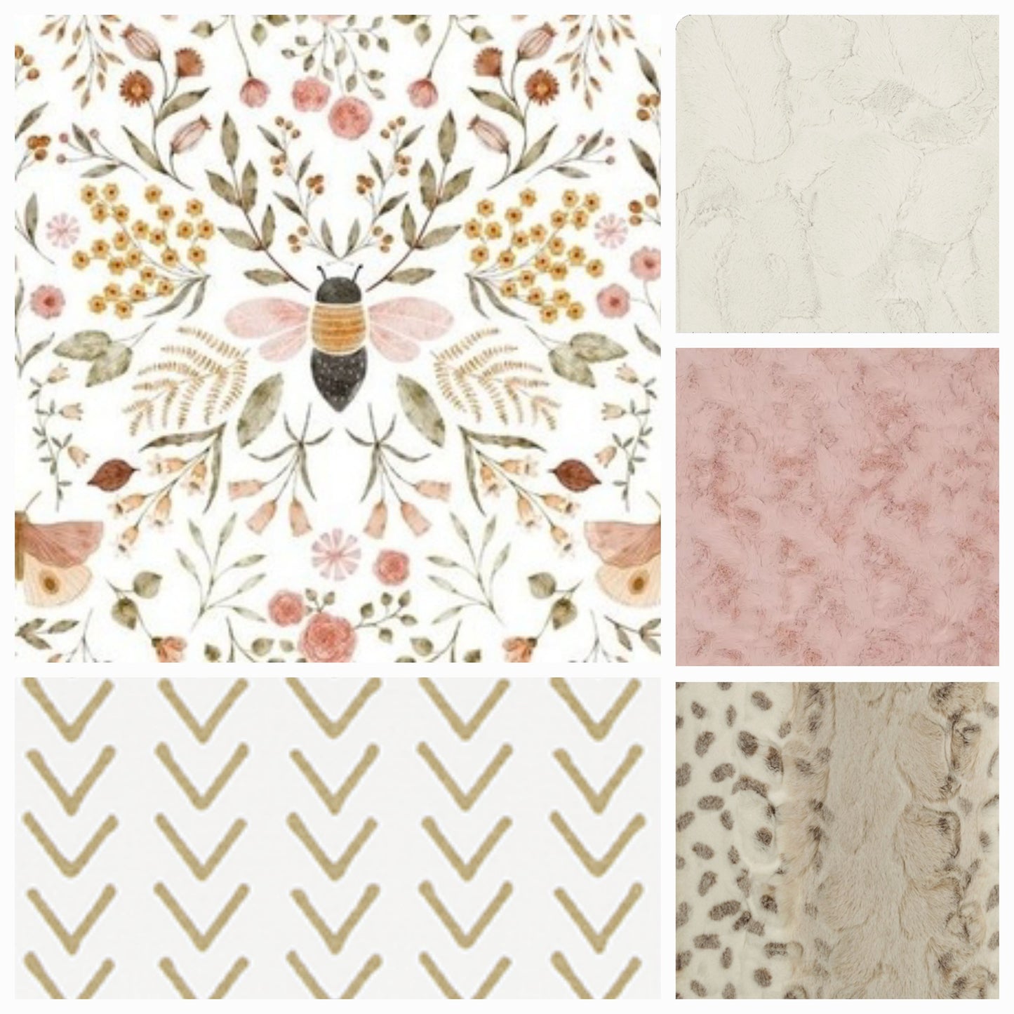 New Release Girl Crib Bedding- Vintage Bee Nature Baby & Toddler  Bedding Collection