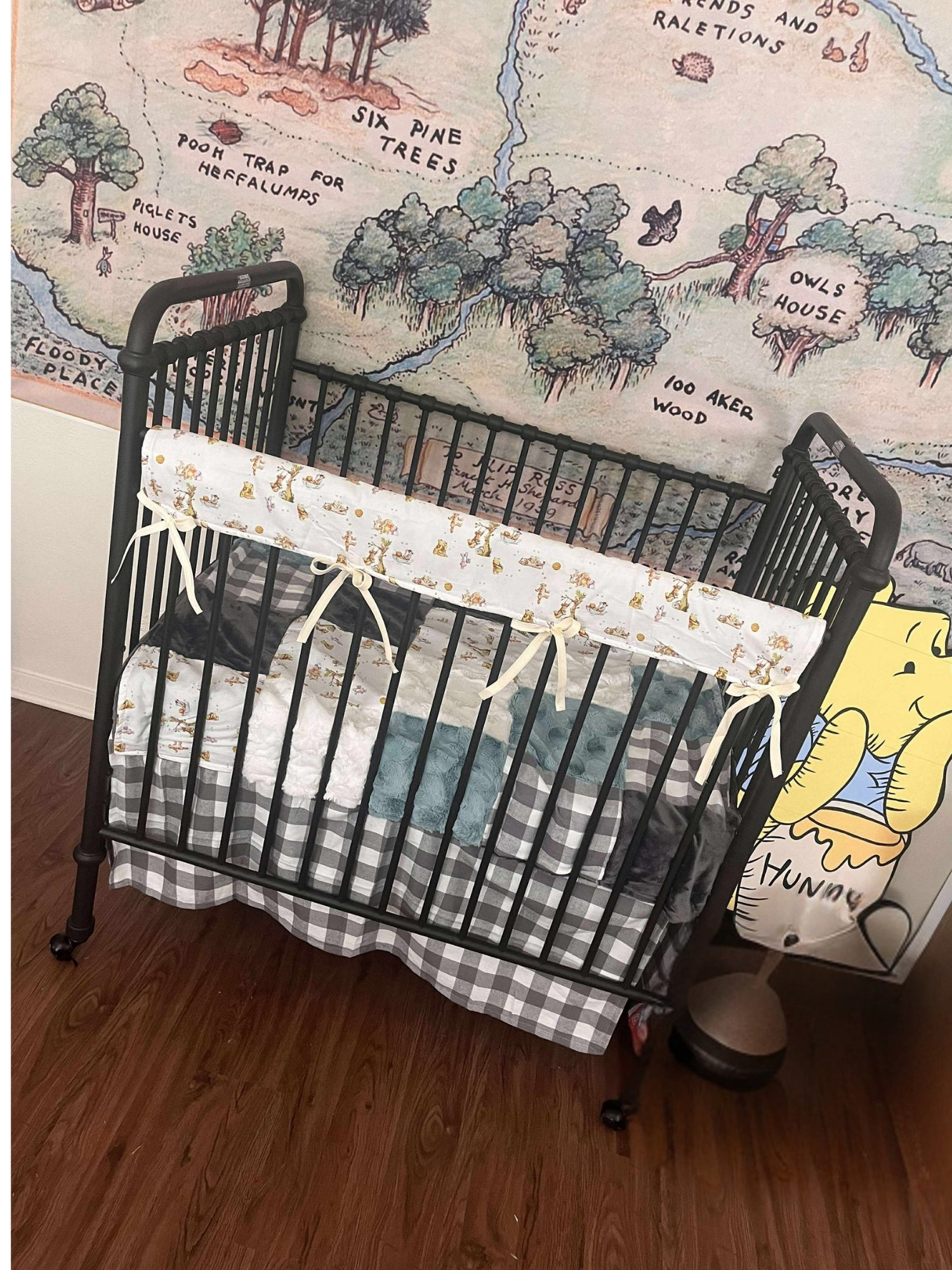 Classic Winnie Pooh 100 Acre Woods Boy Crib Bedding - DBC Baby Bedding Co 