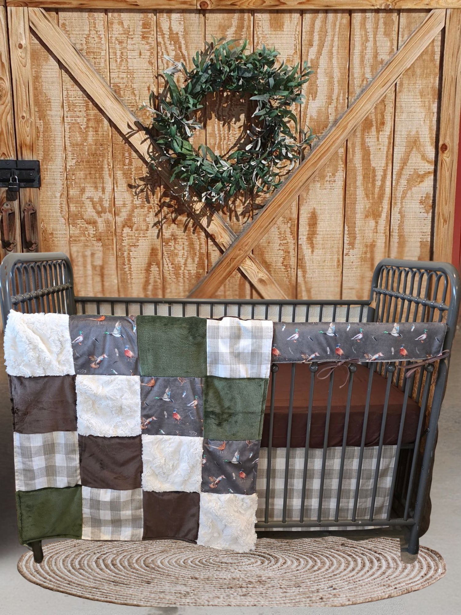 Wild Game Duck Hunting Woodland Boy Crib Bedding - DBC Baby Bedding Co 
