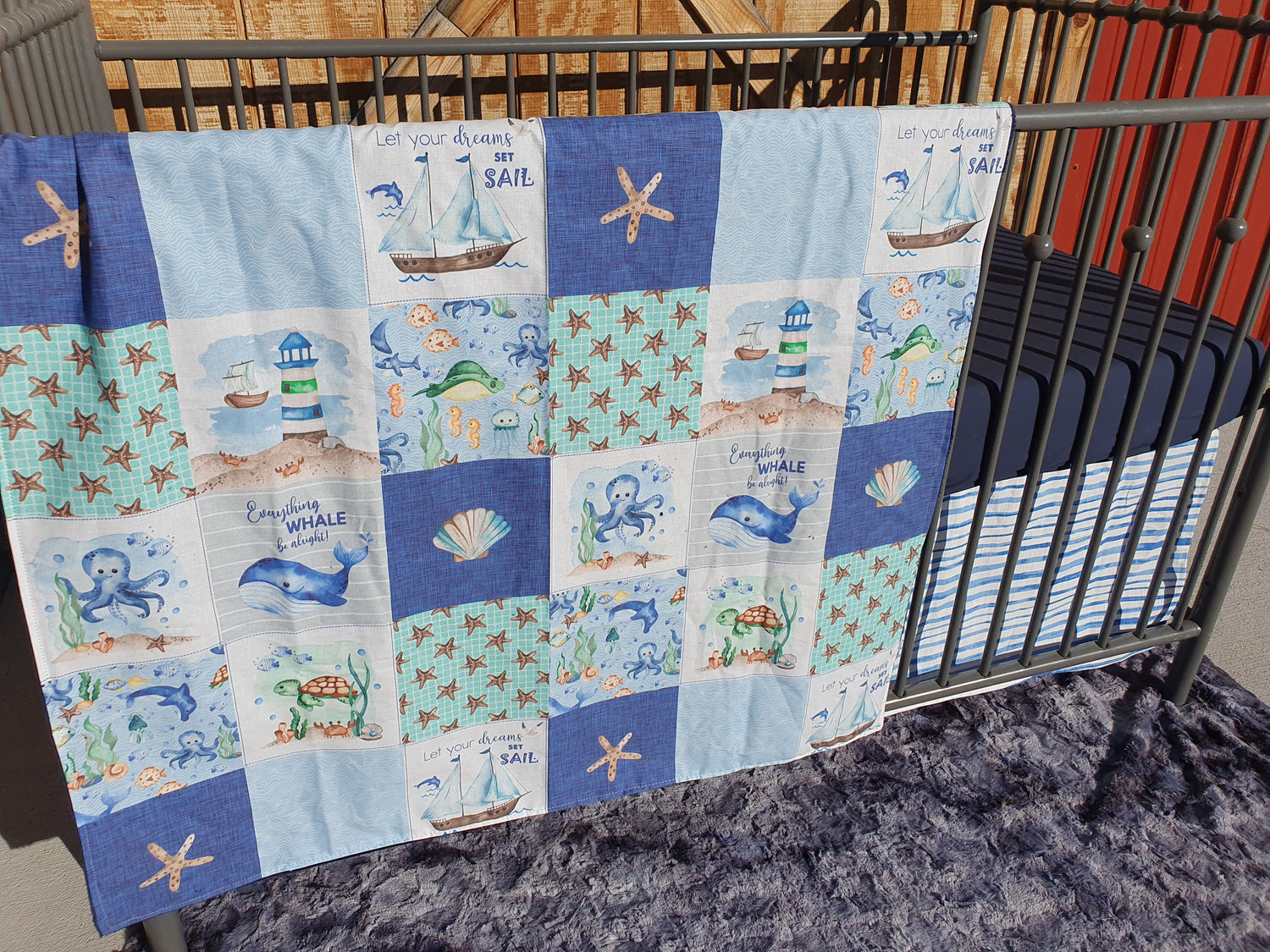 New Release Boy Crib Bedding- Under the Sea Fish Bedding and Nursery Collection - DBC Baby Bedding Co 