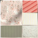 Bunnies and Butterflies Nature Girl Crib Bedding - DBC Baby Bedding Co 