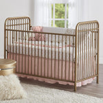 Gold Metal Baby Crib - DBC Baby Bedding Co 