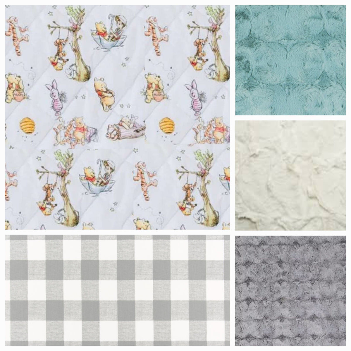 Classic Winnie Pooh 100 Acre Woods Boy Crib Bedding - DBC Baby Bedding Co 