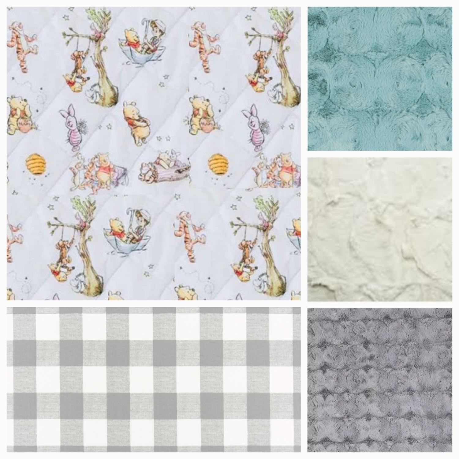 Classic Winnie Pooh 100 Acre Woods Boy Crib Bedding - DBC Baby Bedding Co 