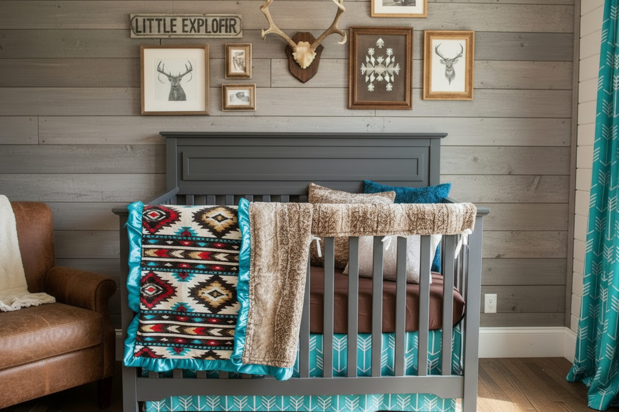 Southwestern Rustic Nursery - Extra Close Up