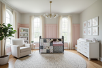 Upscale Floral Cow Nursery