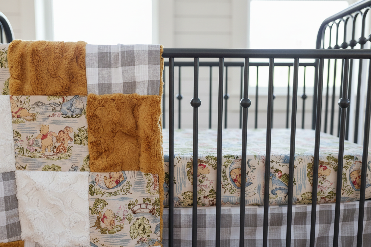 Winnie the Pooh Bedding Close-Up