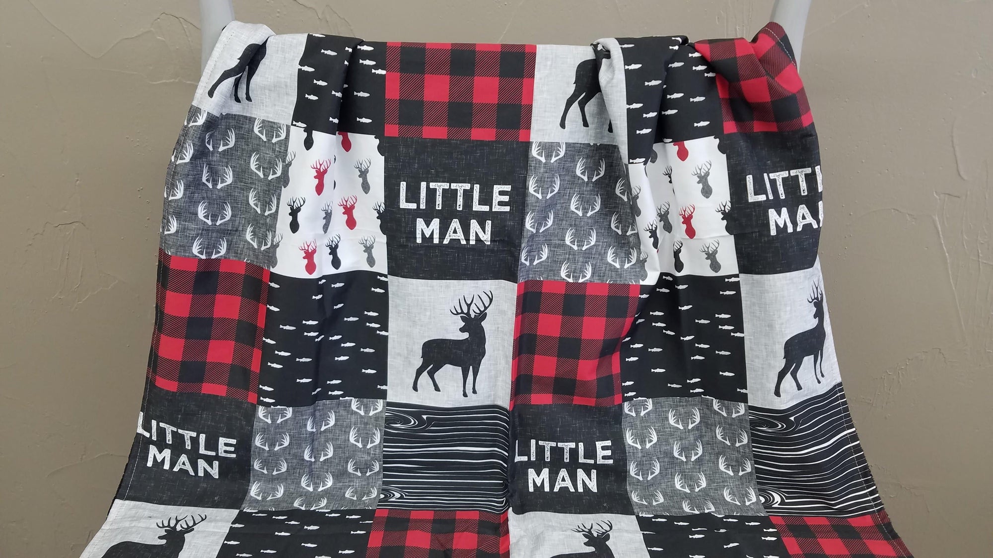 Custom Boy Crib Bedding -Little Man Deer Woodland Baby Bedding Collection - DBC Baby Bedding Co 