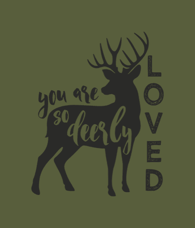 Standard Blanket- You Are So Deerly Loved  Deer Blanket - DBC Baby Bedding Co 