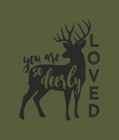 Standard Blanket- You Are So Deerly Loved Deer  and Fawn Minky Woodland Blanket - DBC Baby Bedding Co 