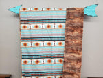 Blanket - Fox Minky and mint aztec - DBC Baby Bedding Co 